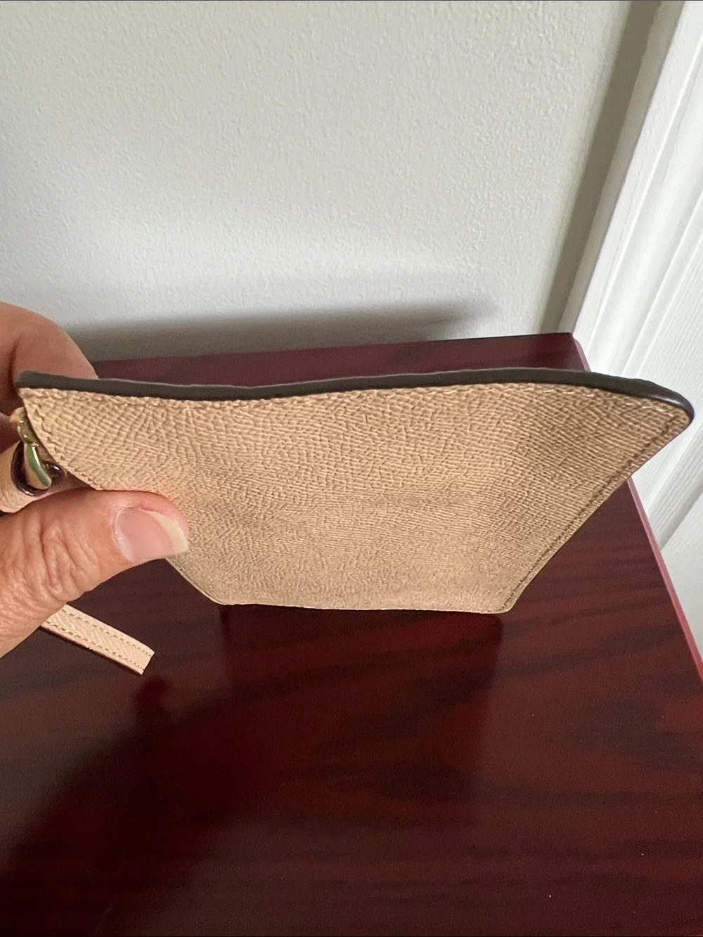 Coach Gold Glitter Star Wristlet
